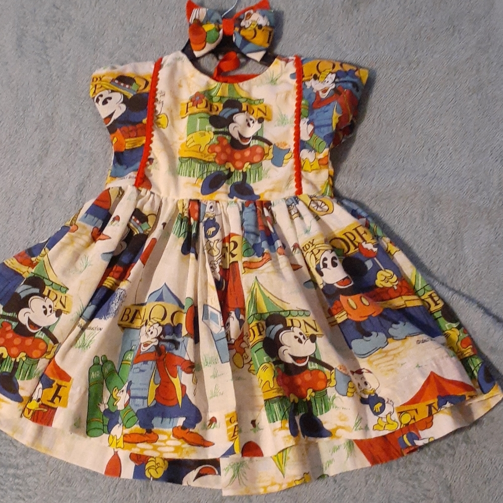 COPY - Vintage Mickey and Minnie Mouse dress